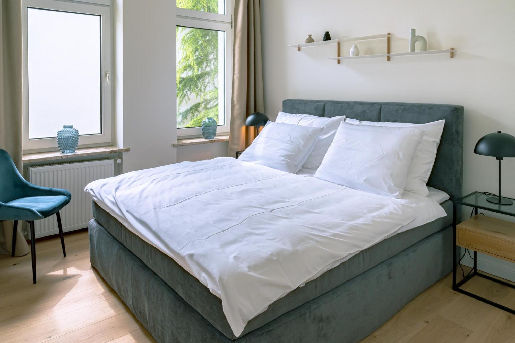 Kapitaenshaus Friedrich Franz - Premium Apartments 200 Meter Vom Strand Und Alten Strom 로스토크 외부 사진
