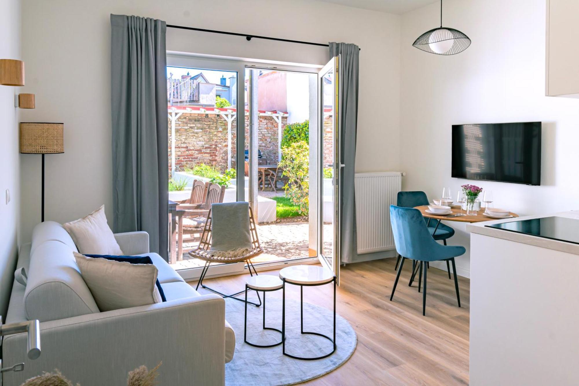 Kapitaenshaus Friedrich Franz - Premium Apartments 200 Meter Vom Strand Und Alten Strom 로스토크 외부 사진