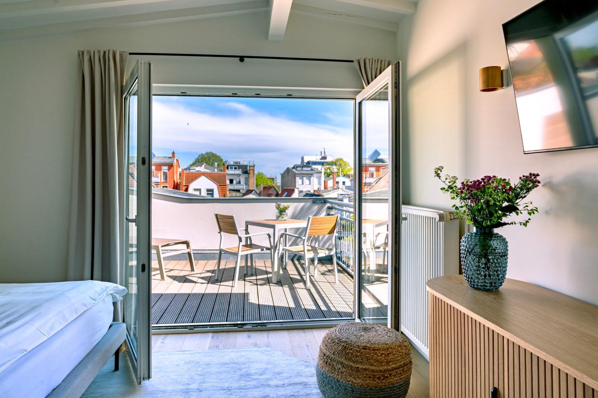 Kapitaenshaus Friedrich Franz - Premium Apartments 200 Meter Vom Strand Und Alten Strom 로스토크 외부 사진
