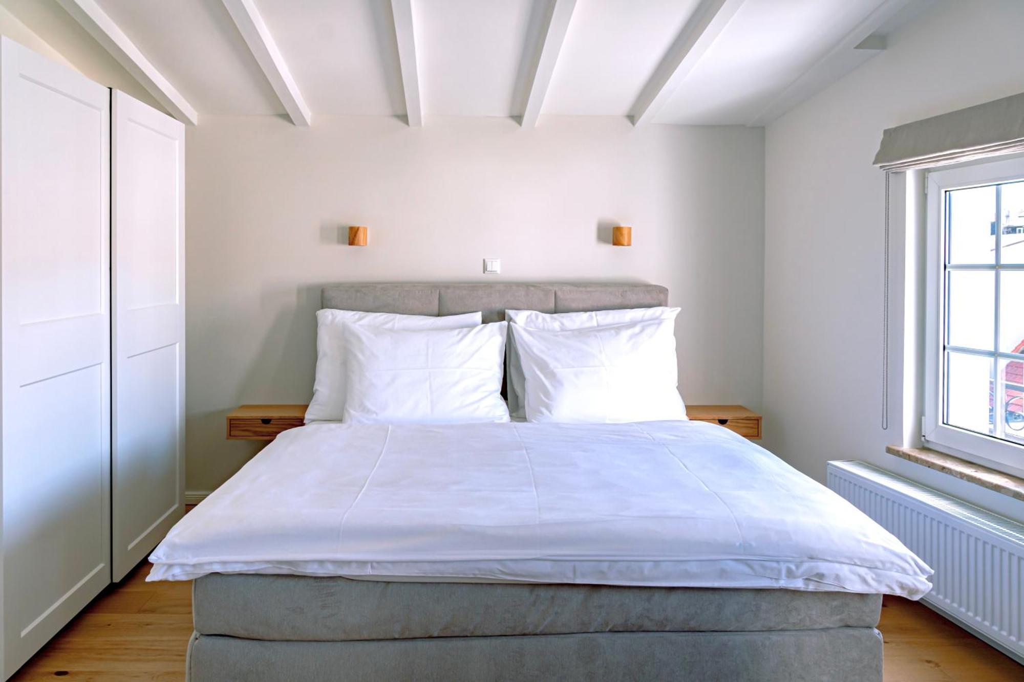 Kapitaenshaus Friedrich Franz - Premium Apartments 200 Meter Vom Strand Und Alten Strom 로스토크 객실 사진