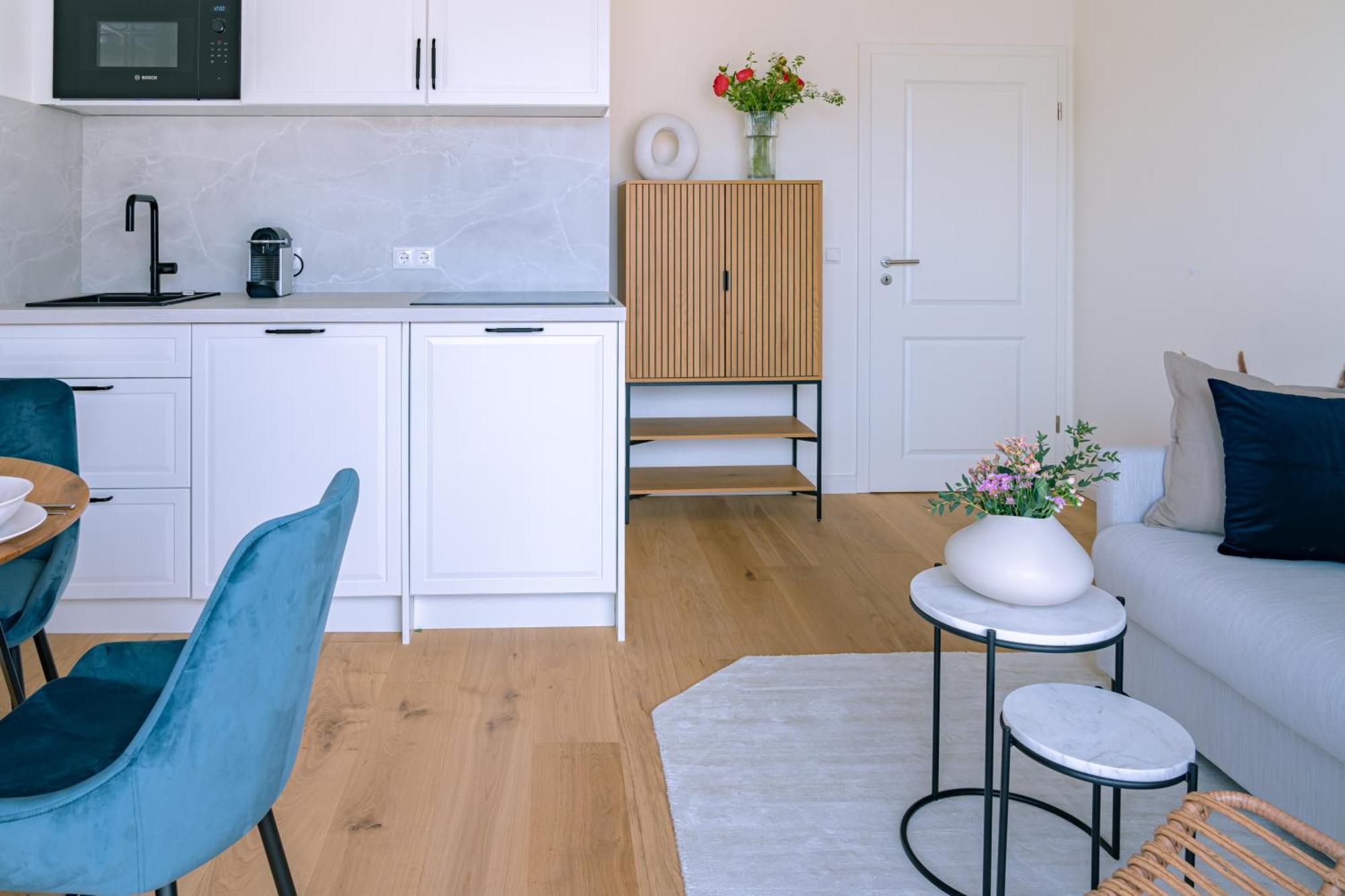 Kapitaenshaus Friedrich Franz - Premium Apartments 200 Meter Vom Strand Und Alten Strom 로스토크 객실 사진