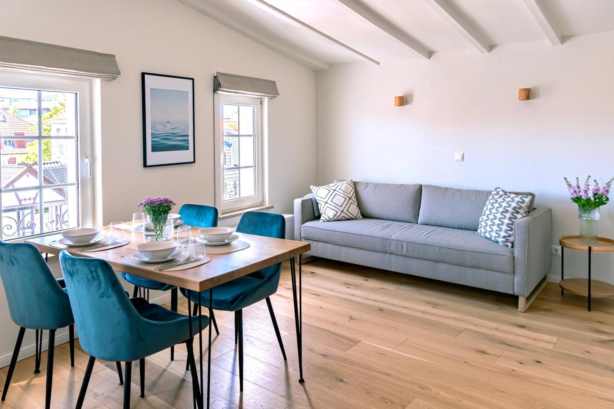 Kapitaenshaus Friedrich Franz - Premium Apartments 200 Meter Vom Strand Und Alten Strom 로스토크 객실 사진