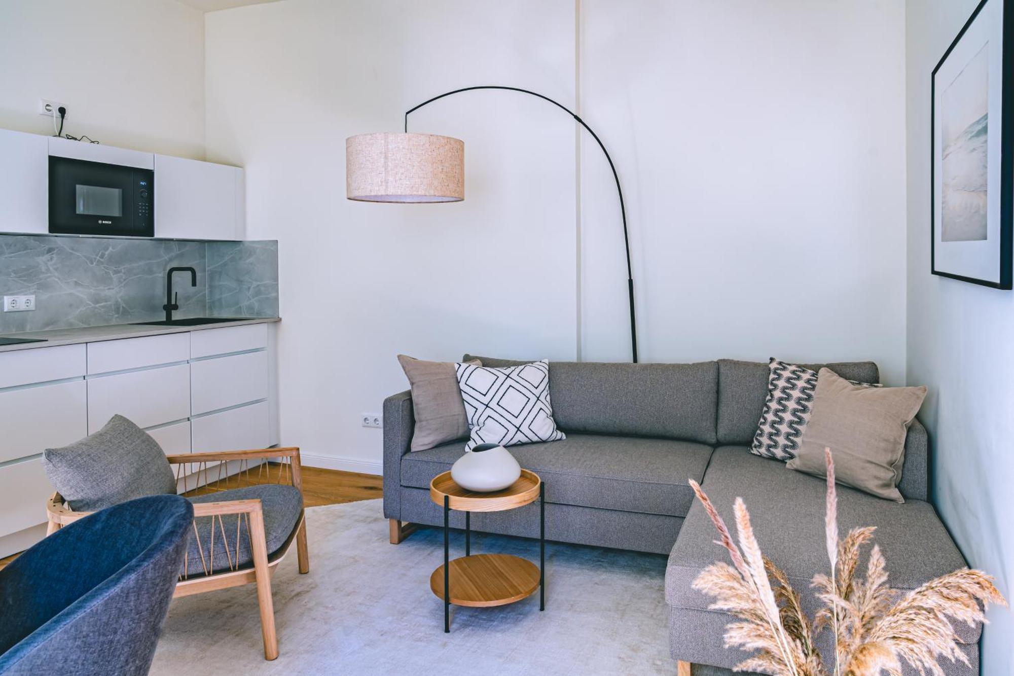 Kapitaenshaus Friedrich Franz - Premium Apartments 200 Meter Vom Strand Und Alten Strom 로스토크 객실 사진