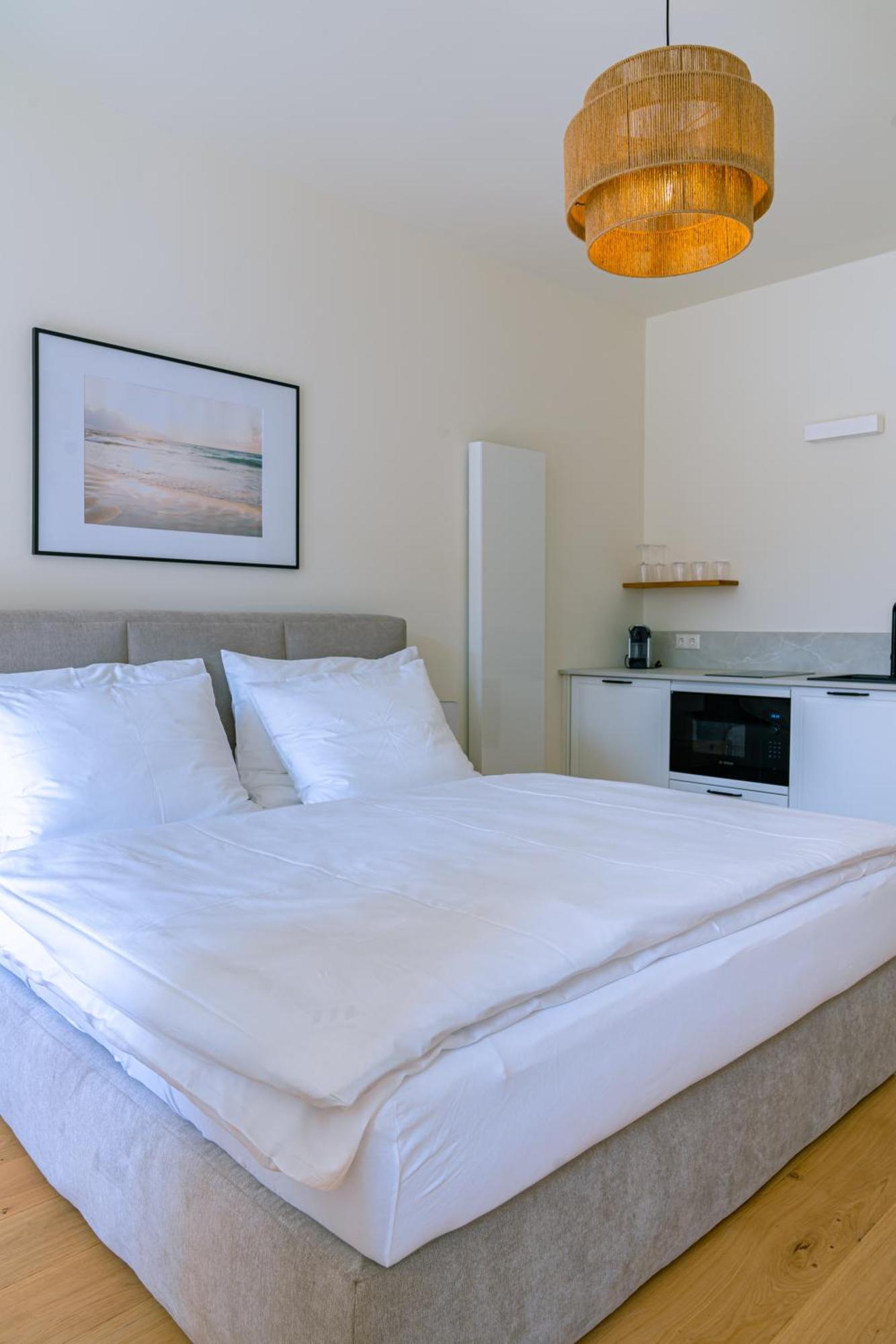 Kapitaenshaus Friedrich Franz - Premium Apartments 200 Meter Vom Strand Und Alten Strom 로스토크 객실 사진